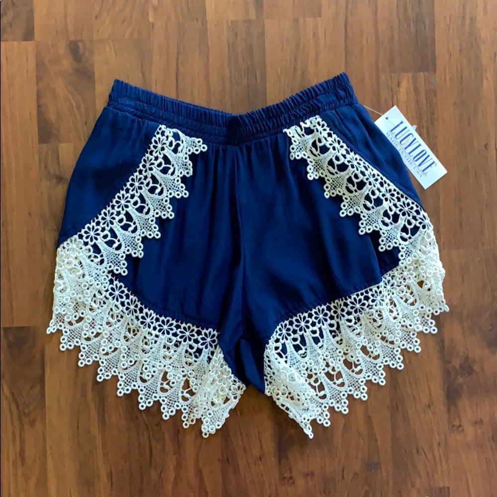 Lucy Love lace shorts